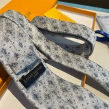 Louis Vuitton Personality Small Logo Jacquard Tie Men's Tie