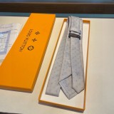 Louis Vuitton Personality Small Logo Jacquard Tie Men's Tie