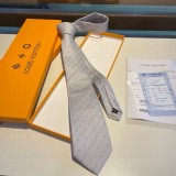 Louis Vuitton Personality Small Logo Jacquard Tie Men's Tie