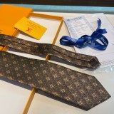 Louis Vuitton Personality Small Logo Jacquard Tie Men's Tie