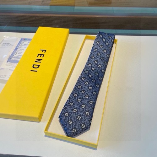 Fendi New FF Jacquard Collar Tie Men's Classic Tie