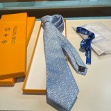 Louis Vuitton Personality Small Logo Jacquard Tie Men's Tie