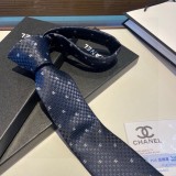 Chanel Exquisite Double C Small Logo Tie for Men's Classic Tie