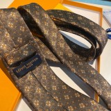 Louis Vuitton Personality Small Logo Jacquard Tie Men's Tie