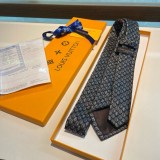 Louis Vuitton Personality Small Logo Jacquard Tie Men's Tie
