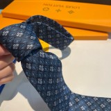 Louis Vuitton Personality Small Logo Jacquard Tie Men's Tie
