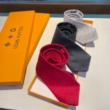 Louis Vuitton Personality Small Logo Jacquard Tie Men's Tie