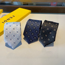 Fendi New FF Jacquard Collar Tie Men's Classic Tie