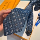Louis Vuitton Personality Small Logo Jacquard Tie Men's Tie