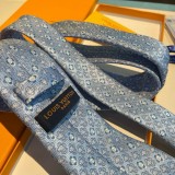 Louis Vuitton Personality Small Logo Jacquard Tie Men's Tie
