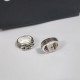 Chrome Hearts Fashion Simple Retro Ring Unisex Street Wide Ring