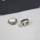Chrome Hearts Fashion Simple Retro Ring Unisex Street Wide Ring