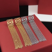Loewe New Fashion Tassel Earrings Classic Retro Elegant Earrings