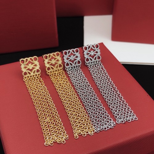 Loewe New Fashion Tassel Earrings Classic Retro Elegant Earrings
