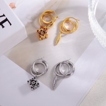 Loewe Fashion Logo Hollow Earrings Women Classic Retro Eardrop Earring