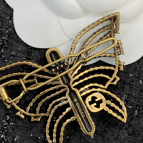 Gucci New Fashion Butterfly Hair Clip Women Street Rhinestone Hair Clip