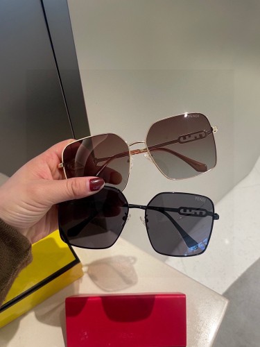 Fendi Fashion Polarizing Mirror Classic Box Sunglasses