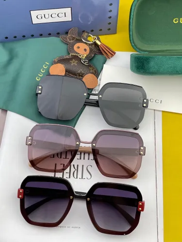 Gucci Fashion Large Frame Sunglasses Polarized Sunglasses