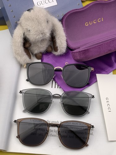 Gucci Fashion Unisex Large Frame Sunglasses Polarized Toad Mirror