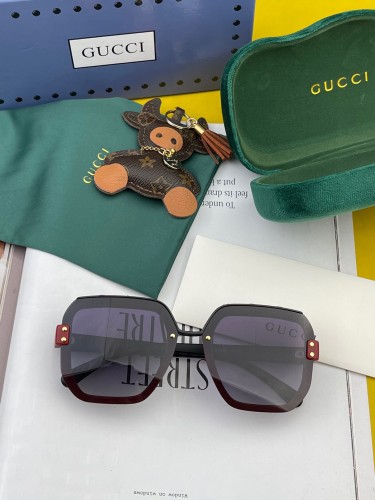 Gucci Fashion Large Frame Sunglasses Polarized Sunglasses