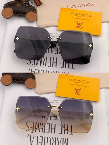 Louis Vuitton Fashion Square Glasses Sunglasses