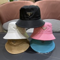 Prada Fashion Inverted Triangle Label Fisherman Hat Sunshade Hat