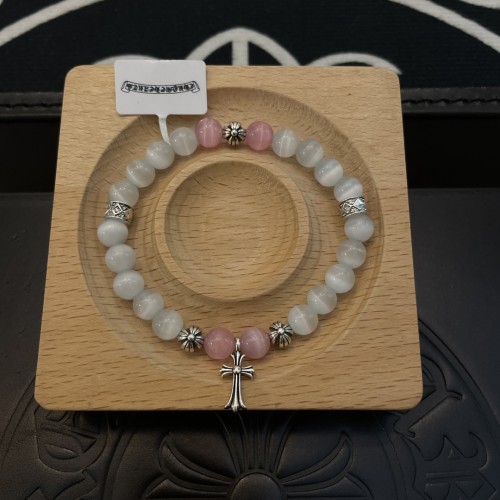 Chrome Hearts New Fashion White Cat's Eye Stone Bracelet Classic Vintage Bracelet
