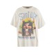 Saint Michael New Fashion Men Printed Washed Vintage Short Sleeve Unisex Casual  T-shirt