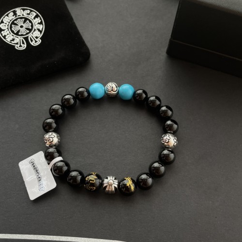 Chrome Hearts New Fashion Black Agate Bracelet Classic Vintage Bracelet