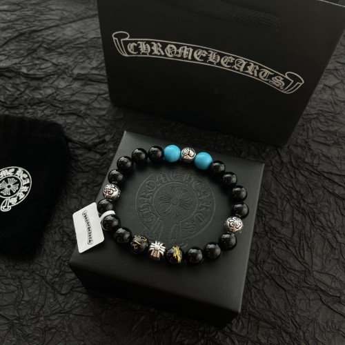 Chrome Hearts New Fashion Black Agate Bracelet Classic Vintage Bracelet