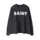 Saint Michael New Classic Prined Long Sleeve Unisex Casual Street Loose T-shirt