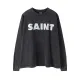 Saint Michael New Classic Prined Long Sleeve Unisex Casual Street Loose T-shirt