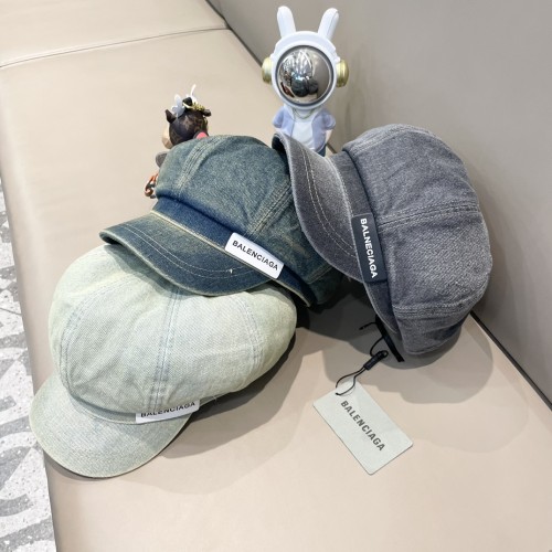 Balenciaga New Cowboy Octagonal Beret Fashion Casual Hat