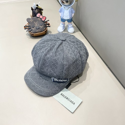Balenciaga New Versatile Navy Hat Casual Beret