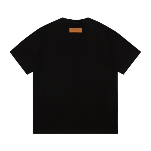 Louis Vuitton Classic Logo Printed Short Sleeve Couple Casual Loose T-shirt