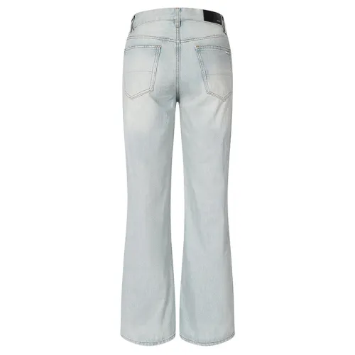 Amiri New Fashion Vintage Washed Stright Leg Jeans Unisex Casual Street Distressed Pants