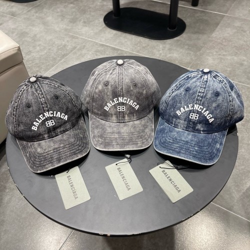 Balenciaga New Worn Cowboy Baseball Hat Couple Casual Duck Tongue Hat