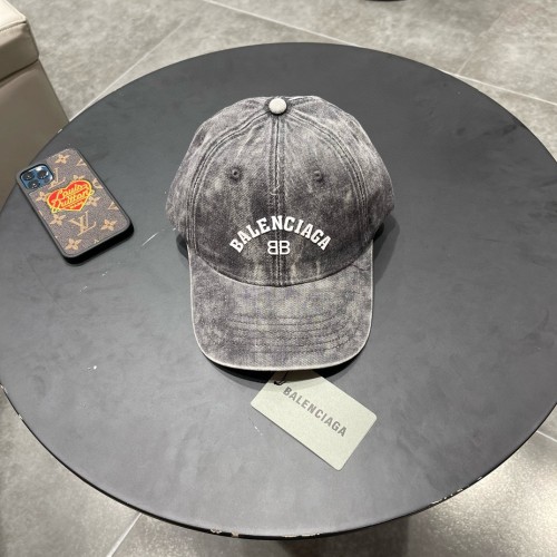 Balenciaga New Worn Cowboy Baseball Hat Couple Casual Duck Tongue Hat