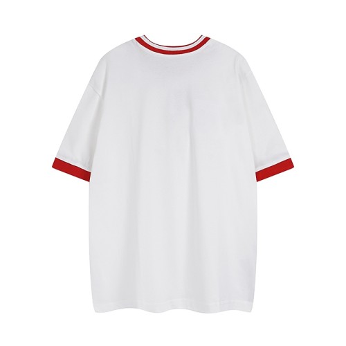 Gucci Embroidered LogoT T-shirt Unisex Casual Loose Short Sleeve
