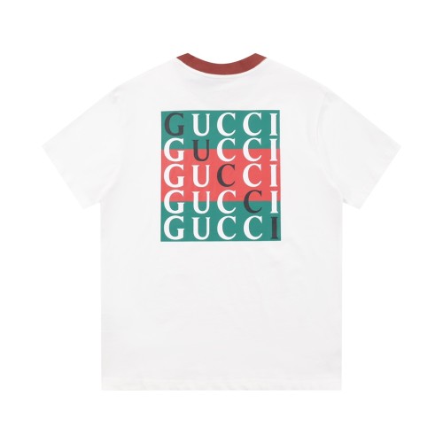 Gucci Fashion LogoT T-shirt Unisex Casual Loose Short Sleeve
