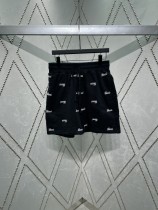 Gucci Fashion Embroidered Handwritten Logo Casual Shorts