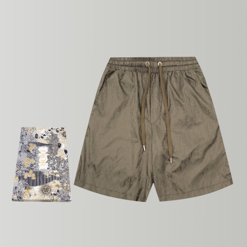 Dior Summer Oblique Printed Drawstring Shorts for Couples, Casual Sports Shorts
