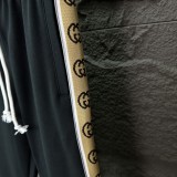Gucci Classic Splicing Contrast Pants Couple Reflective Strip Ribbon Pants