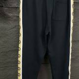 Gucci Classic Splicing Contrast Pants Couple Reflective Strip Ribbon Pants