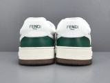 Fendi Match Low Sneakers Unisex Fashion Casual Suede Leather Splicing Shoes