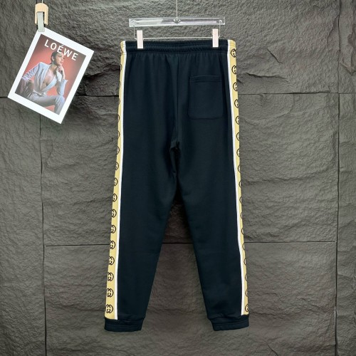 Gucci Classic Splicing Contrast Pants Couple Reflective Strip Ribbon Pants