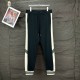 Gucci Classic Splicing Color Contrasting Pants Couple Embroidered Logo Pants