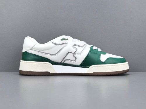Fendi Match Low Sneakers Unisex Fashion Casual Suede Leather Splicing Shoes