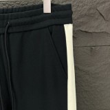 Gucci Classic Splicing Color Contrasting Pants Couple Embroidered Logo Pants