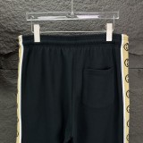 Gucci Classic Splicing Contrast Pants Couple Reflective Strip Ribbon Pants